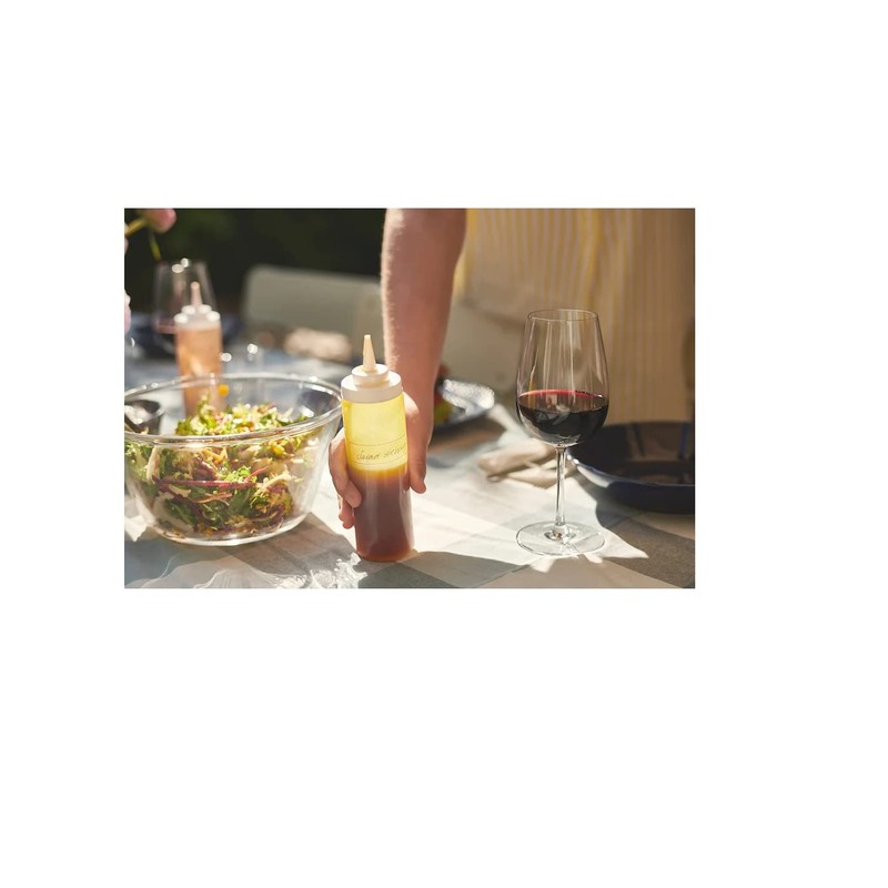 Ikea TSSP squeeze bottles plastic transparent 330ml (Pack of 4)