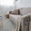 Letter Pattern Comfortable Sofa Cover Protector Slipcover Home Decor(for 2