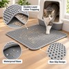 Double-Layer Cat Litter Mat for Indoor Cats – Waterproof Non-Slip