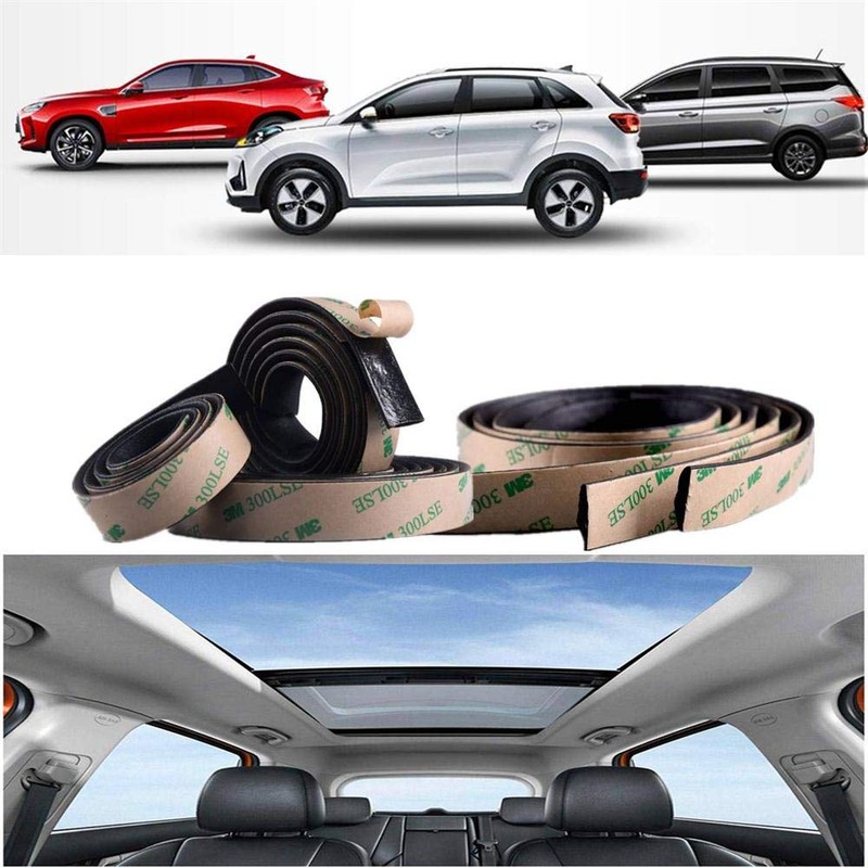 16ft/5M Windshield Seal Weather Stripping Rubber Sealing Strip Trim Cover