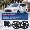Dual Radiator Fan with Control Module Replacement for Pathfinder 2013-2017