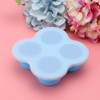 01 Egg Bite Mold, Silicone Egg Steamer, Four Holes Convenient