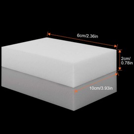 ASelected 50 Stück Magic Eraser Schwämme zur Fleckenentfernung Magische Schwämme zum Reinigen - Haushalt Reinigungsblöcke Melamin Schwamm für gestrichene Wände Tücher Küchenreiniger - Weiß