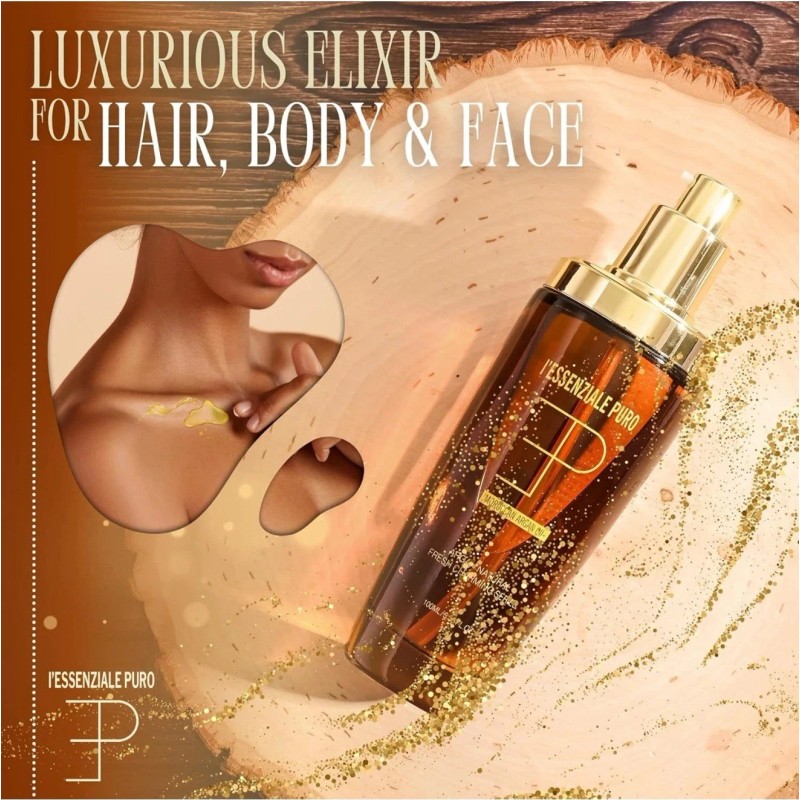 L'Essenziale Puro Moroccan Argan Oil - For Hair, Face, Body
