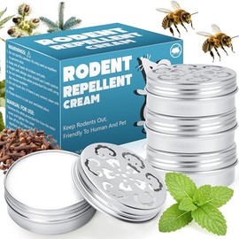 4 Pack Peppermint Wasp & Bee Repellent, Natural Carpenter Bee Repellent for Yellow Jacket, Hornet, Mud Wasp Deterrent for Indoor Outdoor Patio Garden Porch, Pet & Human Safe