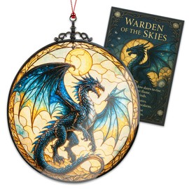 Dragon Ornaments - Dragon Ornaments for Christmas Tree - Book Lover Merch - Book Lover Gifts - Christmas Ornament 2025 - White Elephant Gifts - Xmas Tree Funny Decoration