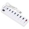 USB3.0 7 High Speed Hub USB Fast Charging Interface ABS
