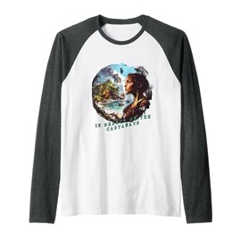 In Search of the Castaways Jules Verne's Epic Adventure Raglan Baseball Tee
