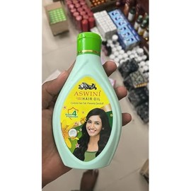 Aswini Hair Oil - Ideal cure for Hair Fall, Dandruff, Hair Split, Greying and Headaches, 200 ml (Pack of 2)