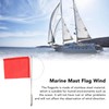 185 * 135mm Red Flags, Stainless Steel Windsock Sock Wind
