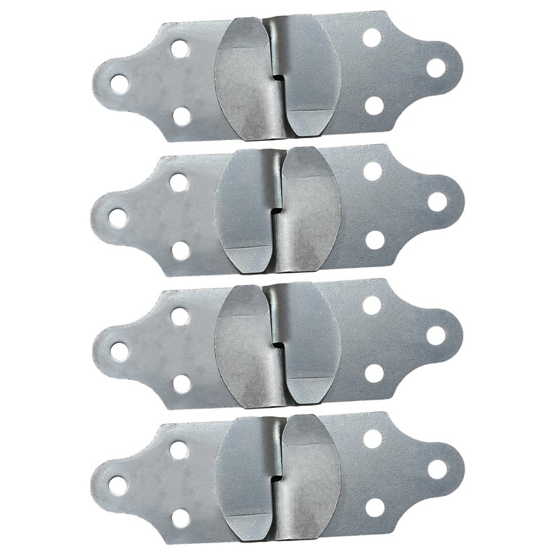 4 Sets Utility Trailer Wood Panel Side Straight Bracket, for