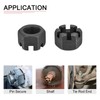 DTGN M20x1.5mm(DxP) Slotted Hex Castle Nuts - 5Pack - Good