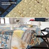 ANRO Oilcloth Tablecloth Wax Tablecloth Washable Garden Tablecloth Round Oval