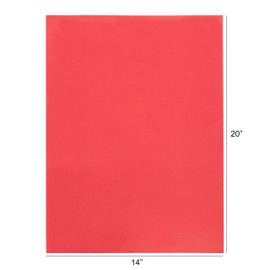 Red Tissue Paper 14"x20" 96 Bulk Pack, for Gifts, Games, Birthdays, Easter, Mothers Day, Graduations, Gift Wrap, Crafts, DIY Paper Flowers and More… (14"x20")