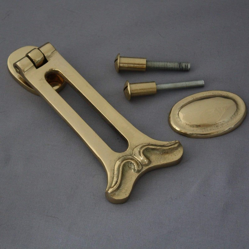 Art Nouveau Brass Door Knocker