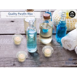 Royal Imports Royal Imports Votive Candle, Unscented White Wax, Box of 36, for Wedding, Birthday, Holiday & Home Decoration (15 Hour) by Royal Imports