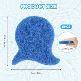 5 PCS Pet Hair Remover for Laundry, Pet Hair Dryer Sheets, Lint Remover for Dryer, Dryer Balls for Pet Hair, Laundry Hair Catcher, Dryer Sheets Pet,Laundry Lint Catcher,Reusable Pet Hair Remover