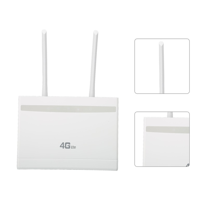 4G CPE Router 4 Antennas 3 Internet Interfaces 300Mbps Wireless