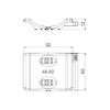 OBO Bettermann 1198058 2058UW 58 LGR Counter Basket 52-58 mm