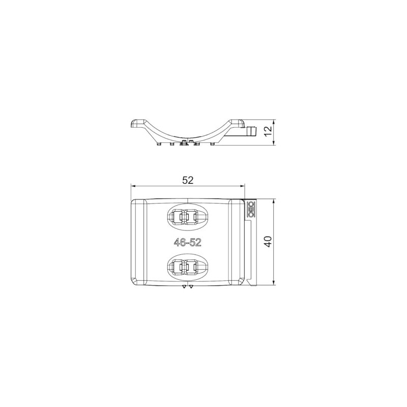 OBO Bettermann 1198058 2058UW 58 LGR Counter Basket 52-58 mm