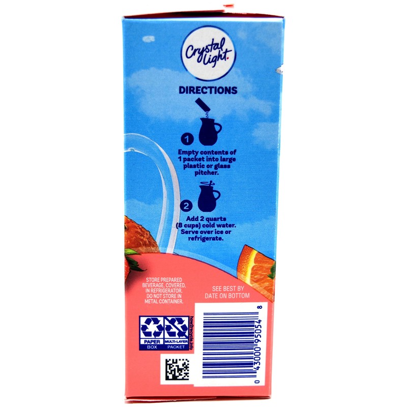 Crystal Light Strawberry Orange Banana Drink Mix, 12-Quart 2.4-Ounce Box