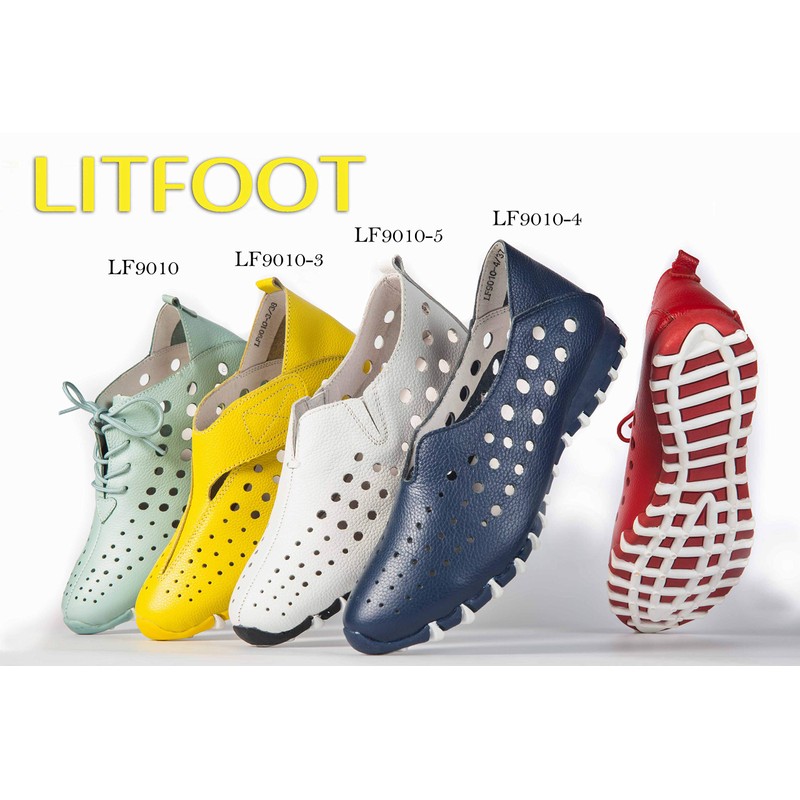LITFOOT LF9010-3 Comfy Women's Leather Shoes (Black, Numeric_8)