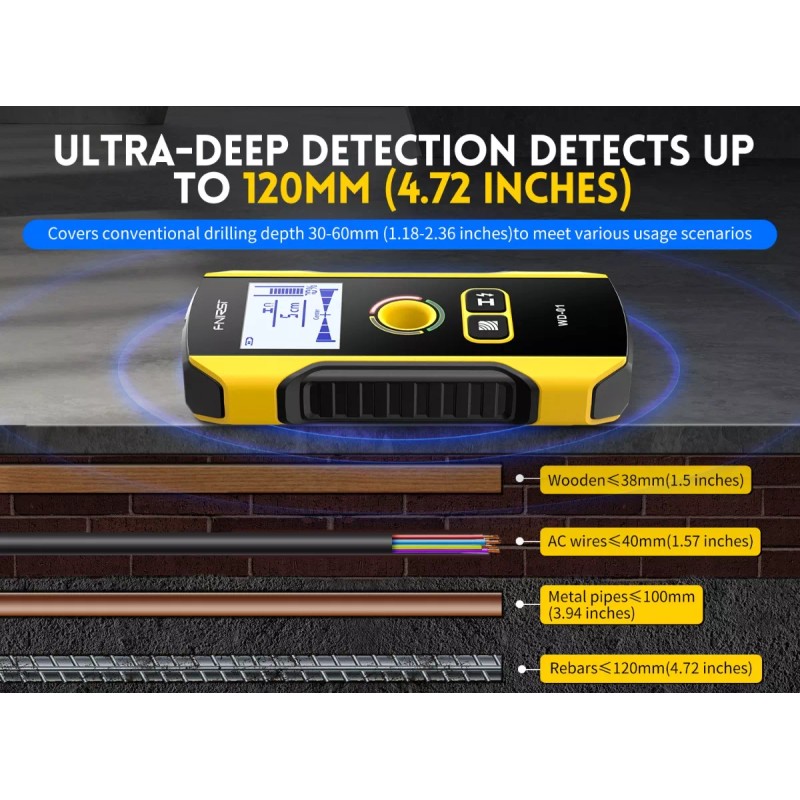 kksmile Detector Profesional Para Pared De Cables Cobre Madera Metal