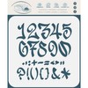 Craft Kreatively Graffiti Stencil, 6.3 cm, 21.5 x 21.5 cm