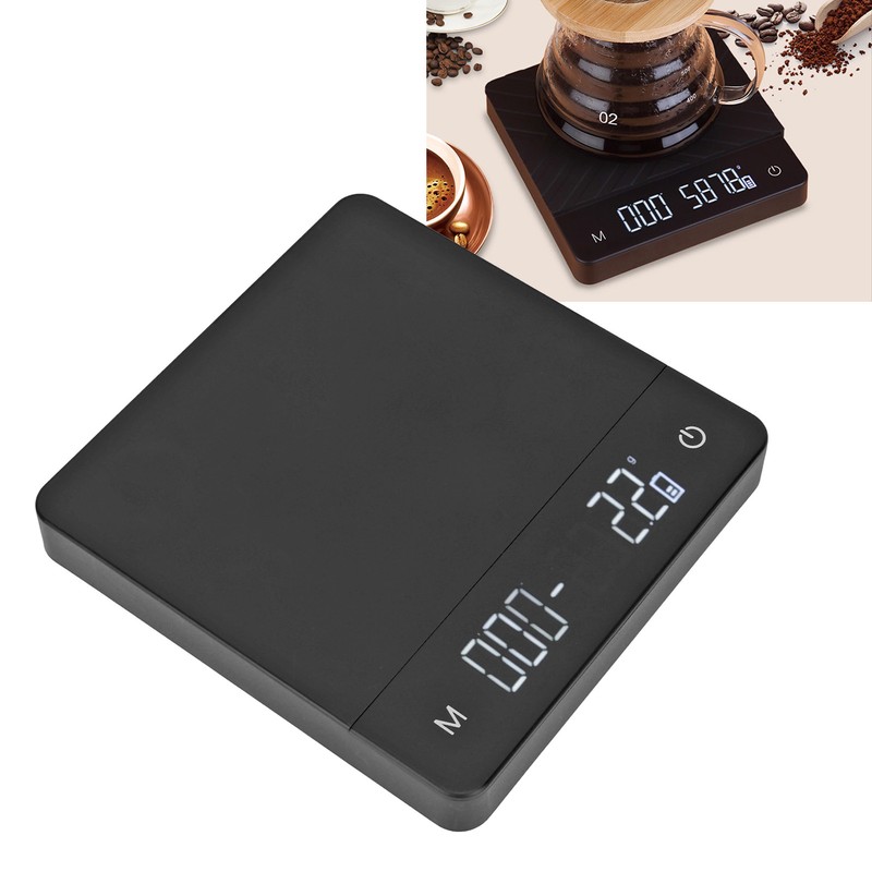 Coffee Scale with Automatic Timing Functions Smart Digital Kitchen Scale