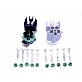MJM NATIONAL DELPHI WEATHER PACK 5 PIN  CONDUCTOR CONNECTOR KIT 16-14 GA WS 2 PACK - TWO SETS
