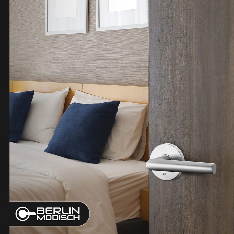 Berlin Modisch Privacy Lever Door Handle Sleek Round Easy to
