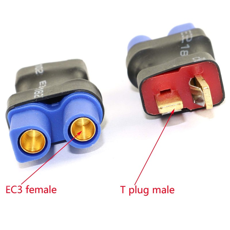 DGZZI 2pcs T Plug Deans Style Wireless Connector Male T-Plug