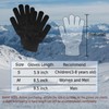 SILEDGN 6 Pairs Winter Gloves for Women Men's Warm Knit