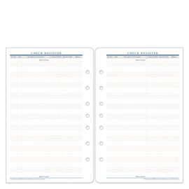 FranklinCovey - Check Register - Checkbook Register Addition for Planners (Classic)