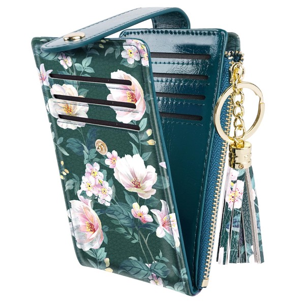 Simikol Slim Card Holder Wallet for Women RFID Blocking Leather