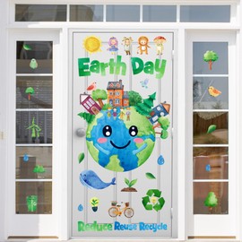 Happy Earth Day Party Supplies Save The Planet Door Decoration for Classroom Preschool Kindergarten and Elementary School Perfect for World Environment Day and Earth Day Celebrations