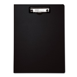 Baumgartens 61634 Portfolio Clipboard with Low-Profile Clip, 1/2-Inch Capacity, 8 1/2 X 11, Black