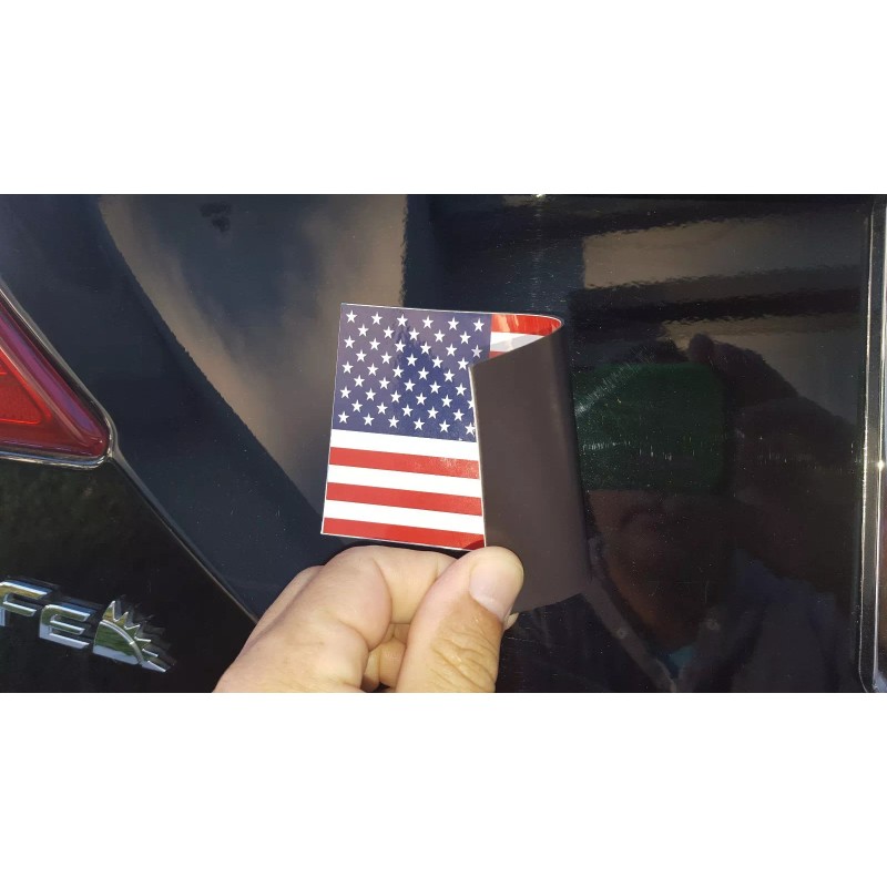 American Flag car Magnet 5in x 3in for Car Fridge