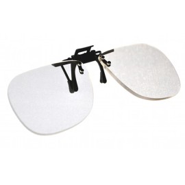 Unbranded +2.00 Clip On & Flip Up Large Clear Magnifying Reading Glasses, Flip-Up, Clip-on