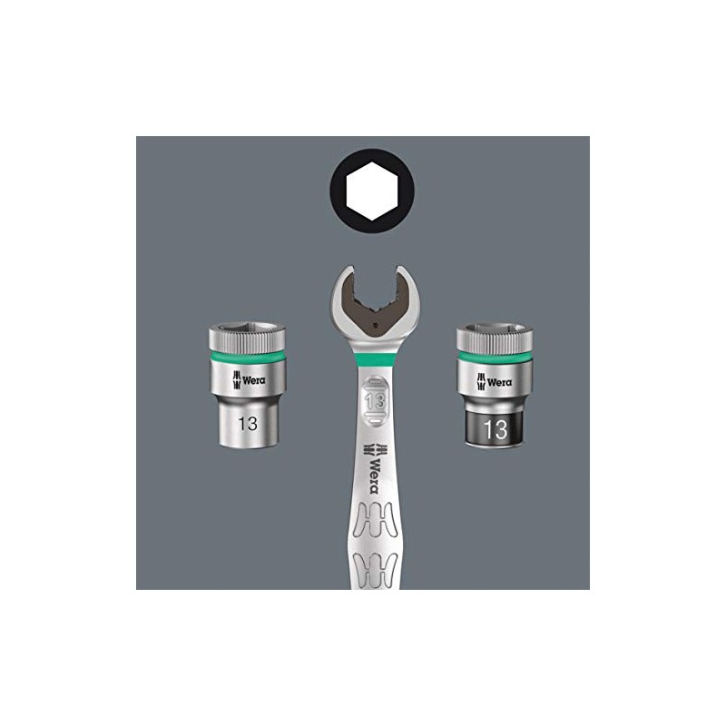 Wera 8790 B Impaktor Deep Socket with 3/8" Drive, 9/16"