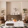Crofy Gold Arched Frame Wall Shelf, Decorative 3 Tier Bathroom