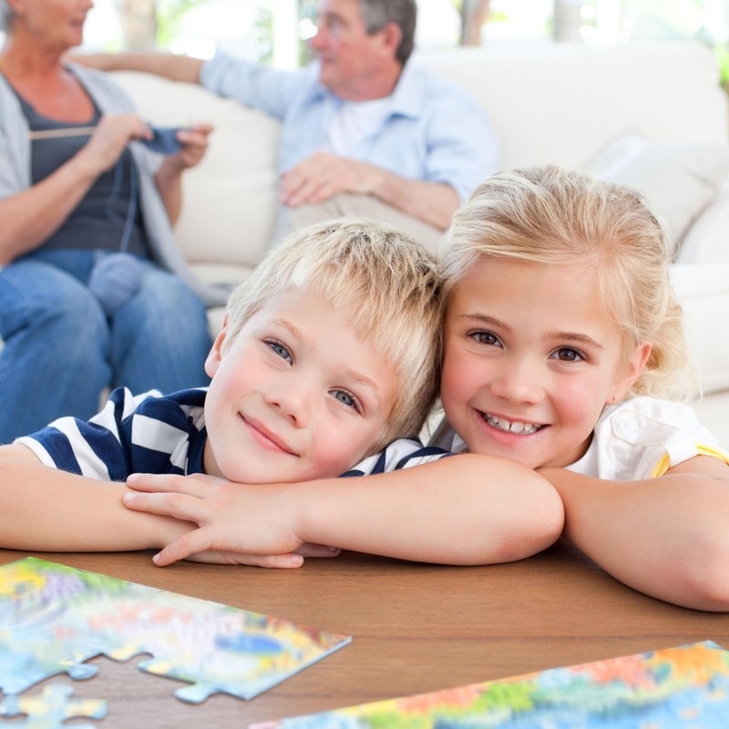 Puzzles for Kids Ages 4-8, 14 Pack Wooden Jigsaw Puzzles