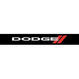 Chroma 49501 Dodge Red Strips Sunscreen Decal