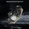 Anbte Hiking Compass, IP65 Waterproof Metal Compass with Sighting Clinometer,