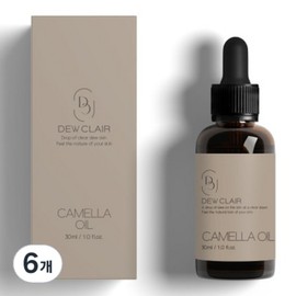 Duclair camellia oil, 6, 30ml / 듀끌레어 동백 오일, 6개, 30ml