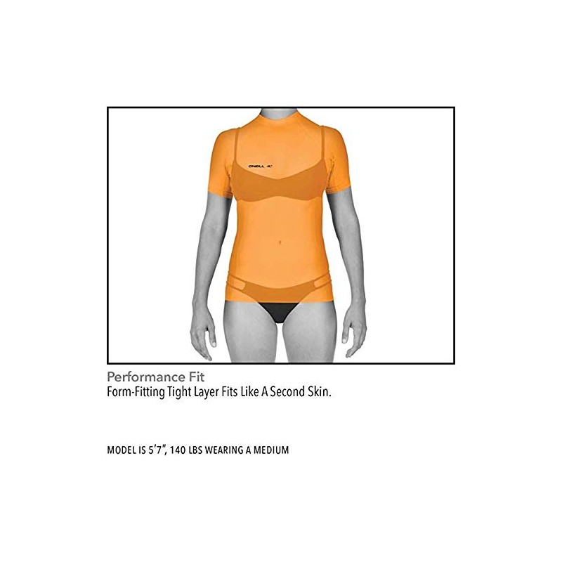 O'Neill Wetsuits Women's Wms Basic Skins Short Sleeve Rash Guard