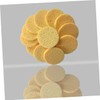 PACKOVE 100Pcs Rounded Makeup Powder Face Cleaning Applicators for Cosmetics
