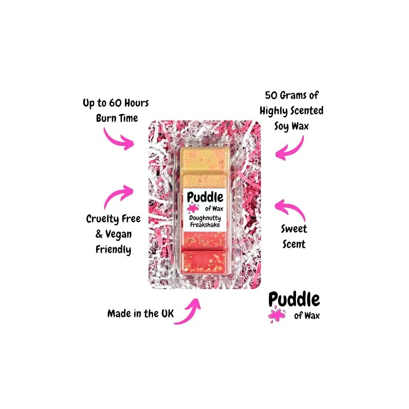 Puddle of Wax - Doughnutty Freakshake Soy Wax Melt Snap