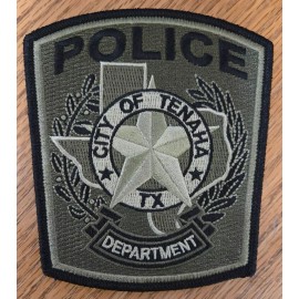 TENAHA TEXAS subdued green POLICE PATCH
