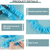 CABODYALS 10M 1.625 Inch Blue Pleated Organza Trim Ruffled Thin